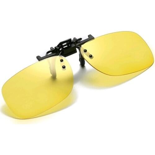 Photochromic Polarized Clip on Sunglasses Near-Sighted Driving Night Vision Lens Anti-UVA Anti-UVB Sunglasses Clip De Sol UV400