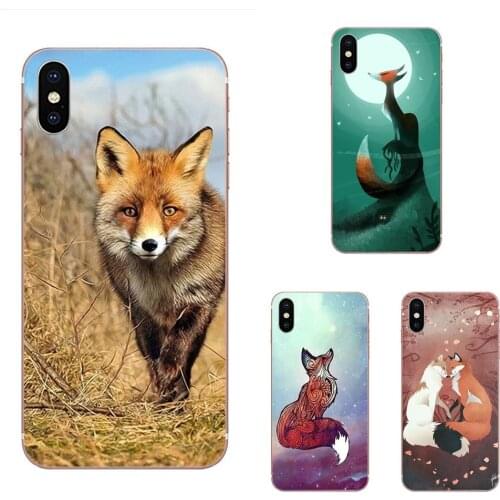 Watercolor Foxes Red Fox Animal Thin TPU Cell For Xiaomi Redmi Note 9 PRO Max 9s Mi9 mi10 lite Pro K30 K20 Pro 5G redmi 7 8a