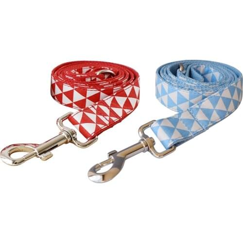 Triangle Fashion Dog Leash Personalized Engraved Pet Name Pecial Dog Rope Leash Pet Accessories