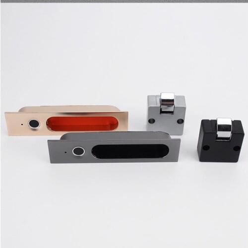 Smart Fingerprint Lock USB Rechargeable Electronic Drawer Lock Desk Fingerprint Lock