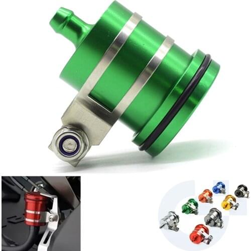 Motorcycle CNC Universal Rear Brake Pump Fluid Tank Reservoir Brake Fluid Reservoir For MV Agusta F4 750S F4 1000RR F4 1000S
