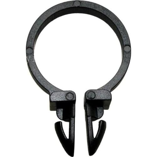 100PCS Tube Cable Routing Clip 19mm 3/4" ID Car Rod Wire Cable Loom Routing Clip Clamp 11mm Hole For Volkswagen Universal