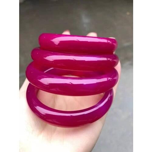 2021new Chalcedony 100% real jade bangles 7A Rose red jade women bangle jade bracelet bangles jade jewelry jadeite bangles
