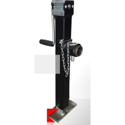2500KG 381MM pipe mount Casing support leg trailer tractor fittings and tow truck accessories jacks, flat bottom guide wheel