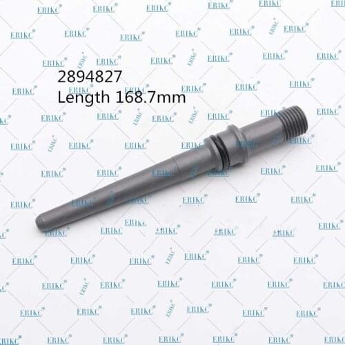 2894827 High Speed Steel Pipe Injector Return Oil Backflow Connector 168.7mm for Cummins DCEC