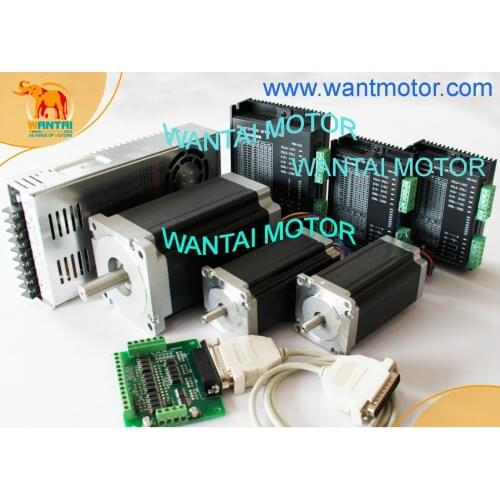 German, USA Ship& Free) 3Axis CNC Wantai Stepper Motor 428oz&1232oz,7.8A 3D Printer 57BYGH115-003B & DQ860MA