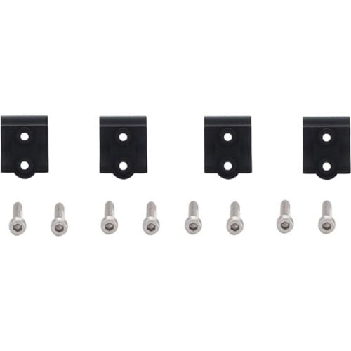 4pcs/set Aluminum Alloy Axle Tie Rod Codes Mount Front Rear Linkage Kits for 1/10 SCX10 II RC Crawler Car