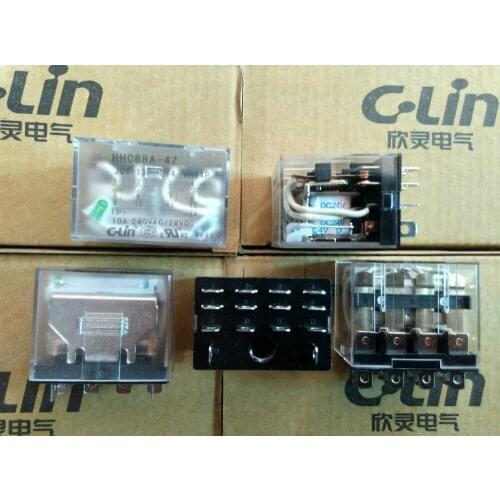 Brand new original authentic C-Lin HHC68A-4Z JQX-13F/4Z LY4 HH64P YJ4N Relay DC24V