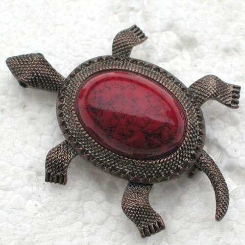 12pcs/lot Wholesale Brooch Rhinestone Turtles Pin brooches Mens Woman Accessories C101610