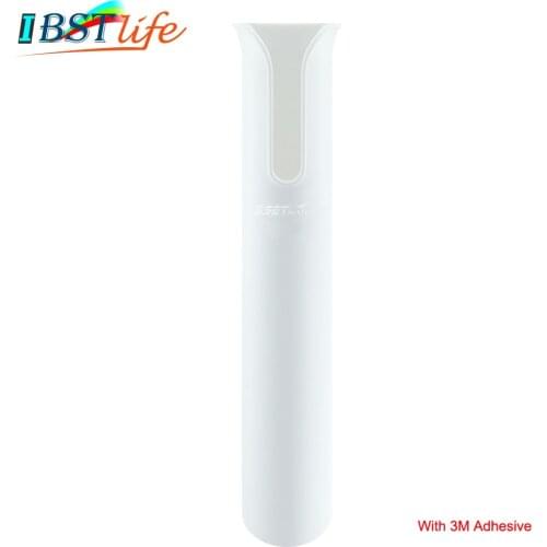 3M Adhesive White ABS Plastic Rod Holders Fishing Rod Spinning Durable Pole Tube Mount With NO Hole Bracket Socket Rack