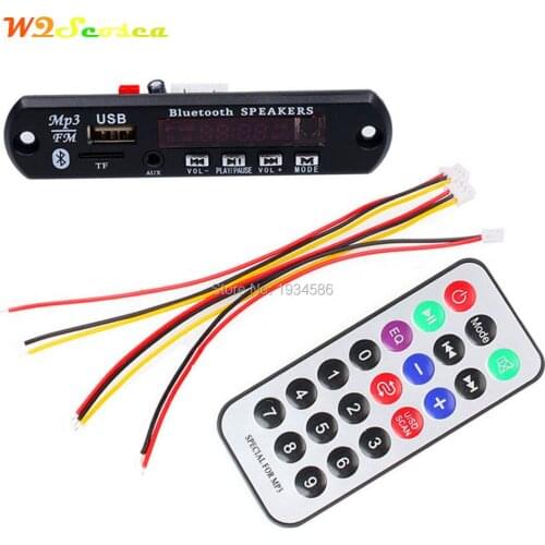 For Car Mp3 Player Wireless Bluetooth 12V MP3 WMA Decoder Board Audio Module USB TF Radio 7-12V