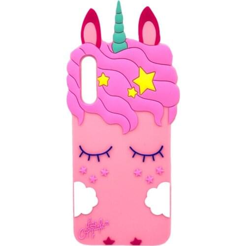 For Samsung Galaxy A50 Case Cover Cute 3D Cartoon Unicorn Soft Silicone Phone Case For Samsung A50 A 50 2019 A505 A505F SM-A505F