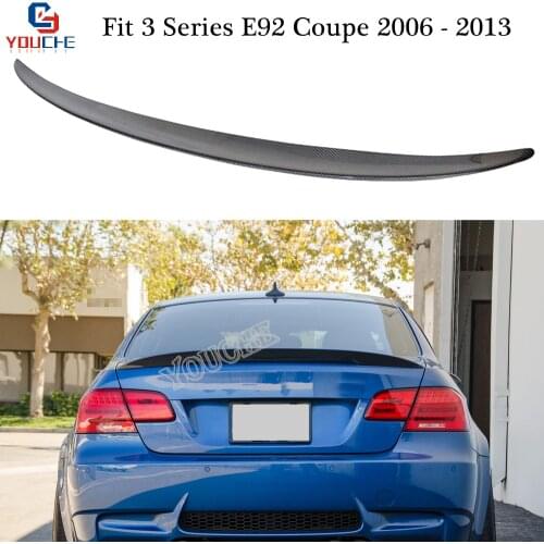 E92 Carbon Fiber M-performance Style Rear Spoiler Trunk Lid for BMW E92 M3 2-door Coupe 2006 - 2013 318i 320i 328i 330i