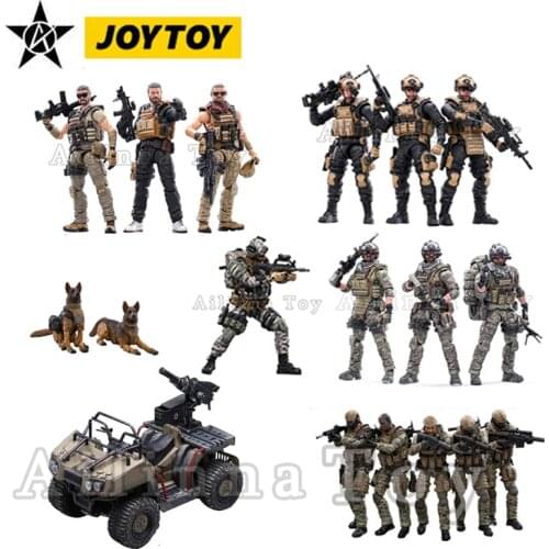 [Exclusive]JOYTOY 1/18 3.75 Action Figures Military Armed Force Series (Extra Figure For Free)Anime Model For Gift Free Shipping