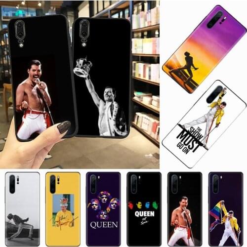 Freddie Mercury Queen singer Phone Case For Huawei honor Mate P 10 20 30 40 Pro 10i 9 10 20 8 x Lite
