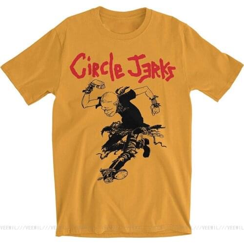 Circle Jerks Skank Man Fitted Jersey Tee (X Large) TEE Shirt New Fashion Cotton 100% Cotton T-shirt