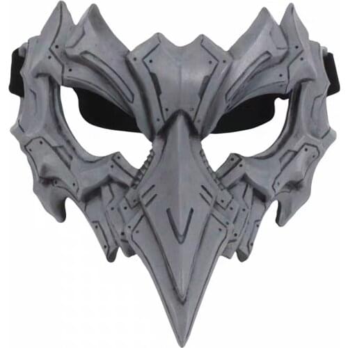 Halloween Japan Quadratic Element ACGN Dress Up COSPLAY Dragon God Fierce Tiger Night Fork Resin Mask