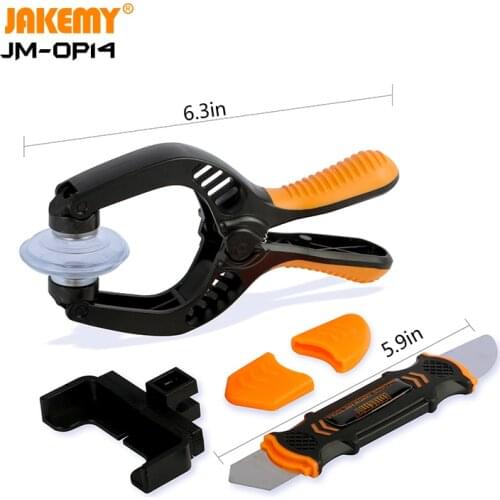 JAKEMY OP14 2 IN 1 Professional Handy LCD Screen Opening Pliers for Cell Phone Pad Home Electronics DIY Repair Disassemble