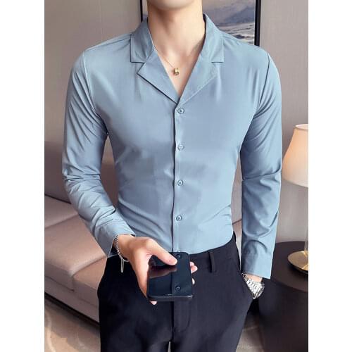 James Wang King Men's Long Shirts