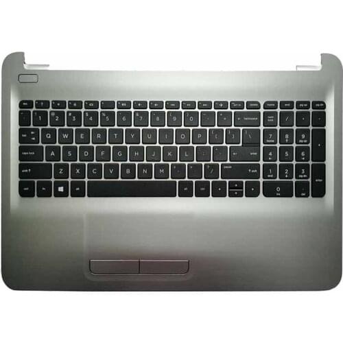 UK Laptop keyboard For HP 250 G5 255 G5 256 G5 15-BA 15-AY TPN-C125 TPN-C126 HQ-TRE with touchpad palmrest Upper cover