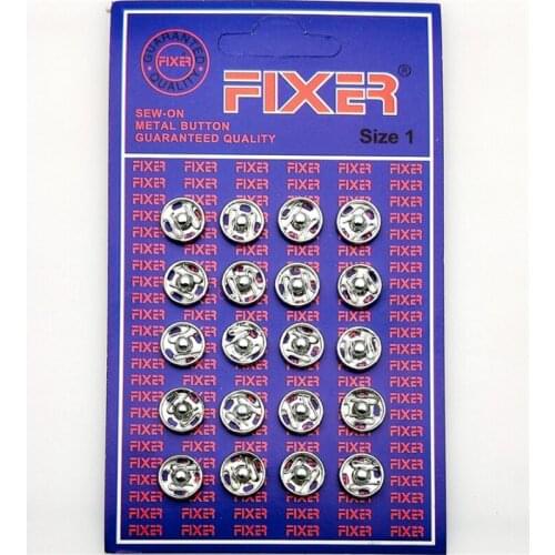 High Quality 8mm Snap Buttons Black Silver Metal Fasteners Press Button Stud Plating Round Button Garment Sewing Accessories