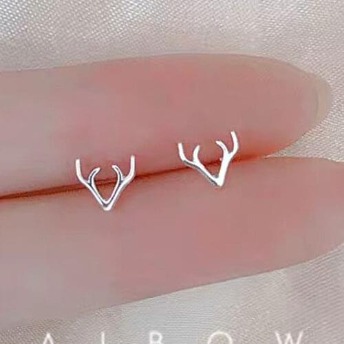 Fashion Various Styles Small Animal Stud Earrings Girl Child Heart Star Crown Geometric Mini Earring For Women Piercing Jewelry