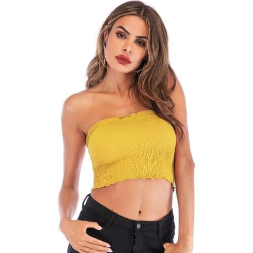 Solid Color Tops For Women Girls Simple Trendy Style 2021 Summer Fashion Camisole Top Casual Office Daily Clothing Wearing