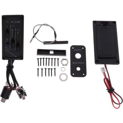 1 Set ABS CV-210E Violin Cello Passive Pickup Piezo Violin Cello Accessory Black