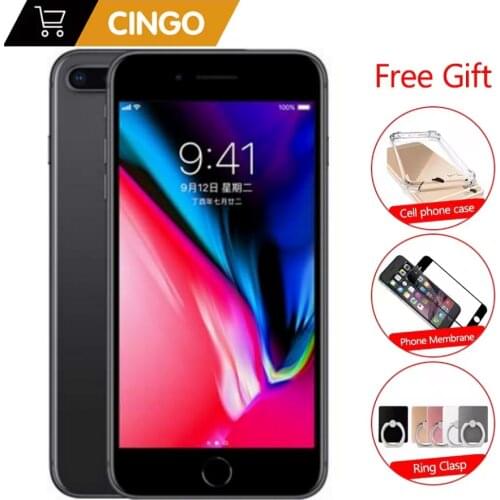 Unlocked Apple Iphone 8 plus 2675mAh 3GB RAM 64G/256G ROM 12.0 MP Fingerprint iOS 11 4G LTE smartphone 1080P 5.5 inch screen