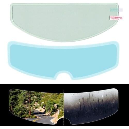 Motorcycle Helmet Clear Anti-fog Patch Film Helmet Rainproof Lens Protective Film Visor Antifog Motor Racing Accessories