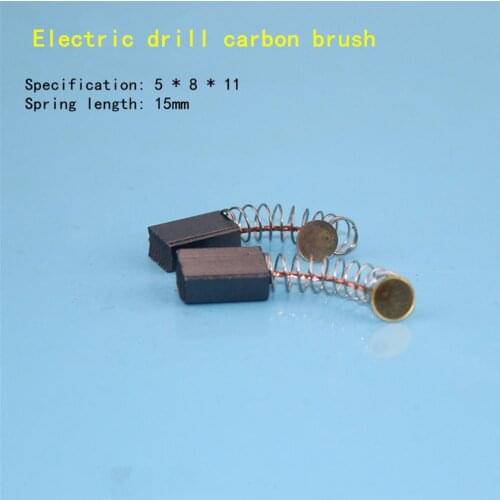 Universal electric drill carbon brush impact drill, motor, electric tool carbon brush Suitable for Makita 1900B 5 * 8 * 11 pair