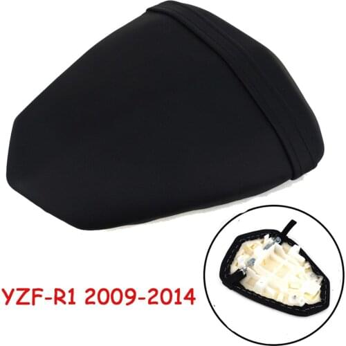 Motorcycle Rear Passenger Cushion Pillion Seat Pad Leather Seat Pillion For Yamaha YZF-R1 YZFR1 YZF R1 2009-2014