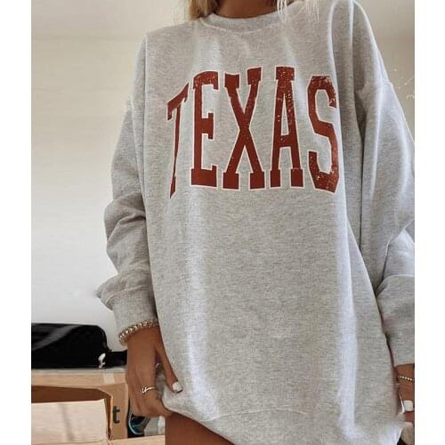 Letter printing o-neck womens causal sweatshirt patchwork pullover women loose sweatshirts 2021 autumn female streetwear tops