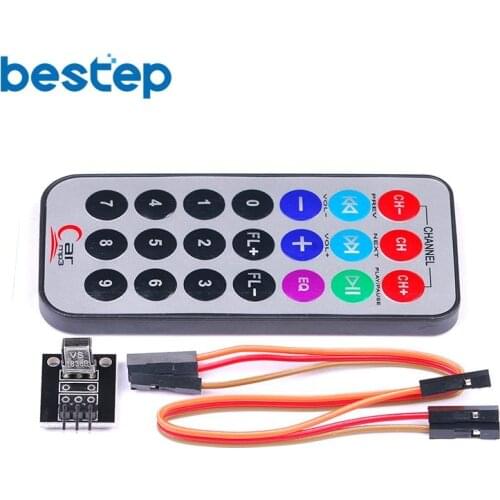 1LOT Infrared IR Wireless Remote Control Module Kits DIY Kit HX1838 For Arduino Raspberry Pi