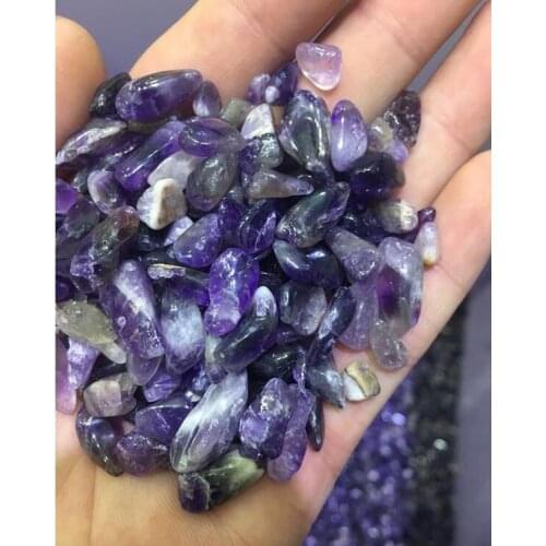 100g natural amethyst crystal, irregular stone gravel particles, amethyst irregular gravel particles, aquarium decoration