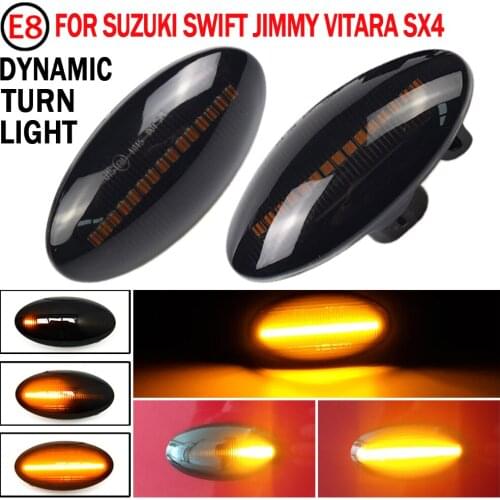 2pcs Dynamic LED Fender Light Side Marker For Suzuki Grand Vitara Vtarai Jimny Swift SX4 APV Arena XL7 Ignis Alto Fiat Sedici