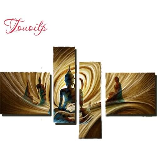 4pcs,Full,Diamond Embroidery,buddha,religion,5D,Diamond Painting,Cross Stitch,3D,Diamond Mosaic,diamond pattern portrait ,Crafts