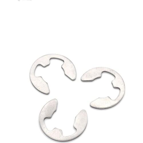 40pcs stainless steel open ring E-type buckle M1.2 M1.5 M2 M2.5 M3 M3.5 M4 M5 Lock washers retaining washers for shafts