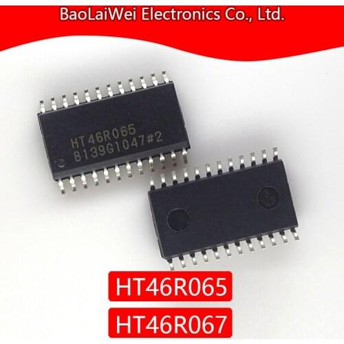 20pcs HT46R065 HT46R067 24/28SOP 24SSOP 28DIP ic chip Electronic Components Integrated Circuits Enhanced A/D Type 8-Bit OTP MCU