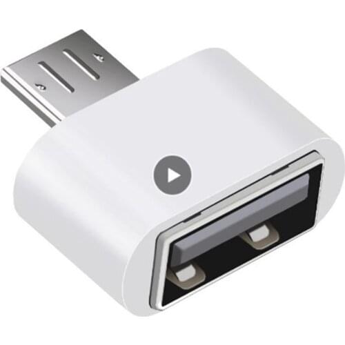 Micro USB Male To USB 2.0 Female Adapter Portable OTG Converter Data Transmission High Speed For Android Phone Tablets GPS PDAs