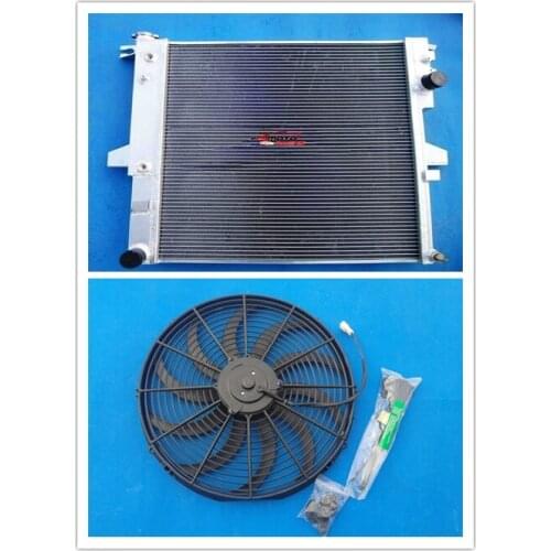 For 96-99 Ford Explorer 97-99 Mountianeer V8 5.0L 8CYL 5.0 Aluminum Alloy Radiator + FAN