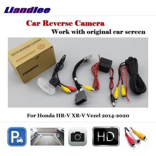 Car Rear View Camera For Honda HR-V XR-V Vezel 2014-2018 2019 2020 Car Rear View camera Backup Camera Accessories Alarm Systems