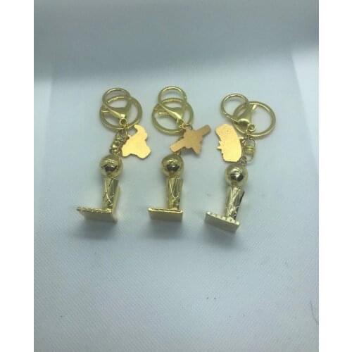 Basketball Mini Trophy Keychain Basketball Team Championship Trophy Keychain Fans Commemorative Gift Bag Ornaments Small Gifts