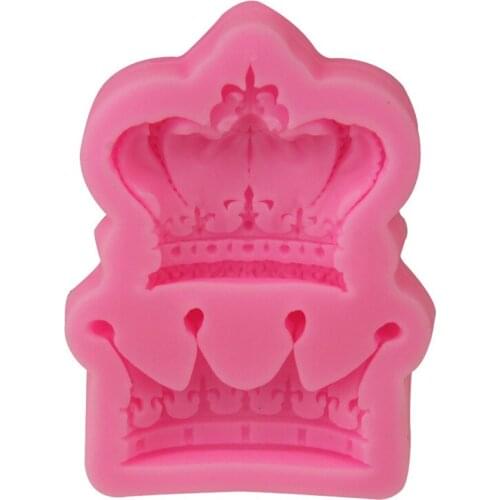 Free Shipping New Arrival DIY Crown Shaped Cake Mold Silicone Mold Fondant Cake Decorating Tools A022