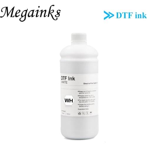 1000ML DTF ink for direct transfer film for PET film all desktop & large format DTF printer BK C M Y WH color availble