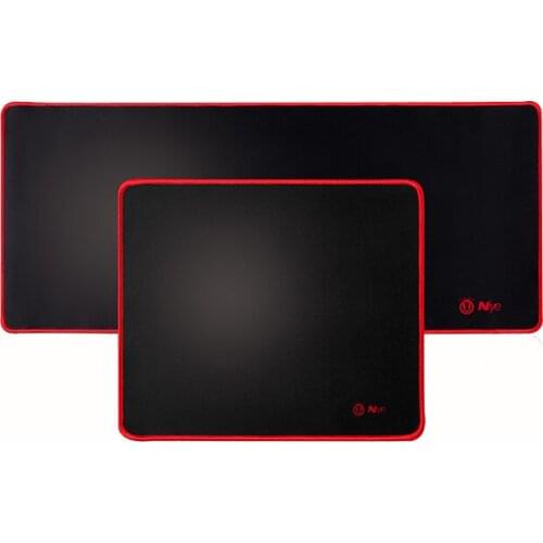 Black large gaming mouse pad non-slip rubber game player mouse carpet suitable for PC laptop keyboard pad office desk pad