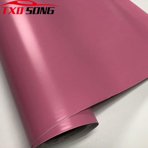 Pink White Black Matte Vinyl Film Wrap Pearl Blue Vehicle Foil Sticker Car Decal Bubble Free Bike Console Computer Cover Skin