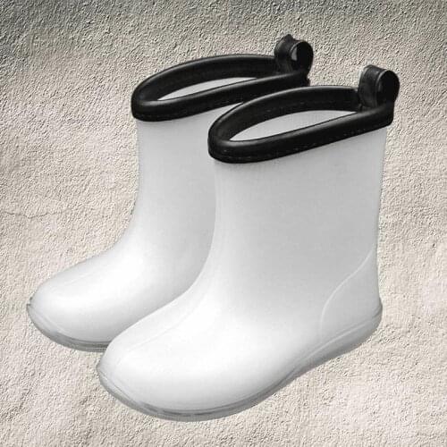 Children Rain Boots Baby Girl Boy High-quality Neutral Cute Water Shoes Solid Fashion Casual Kids Unisex Waterproof Rain Boots