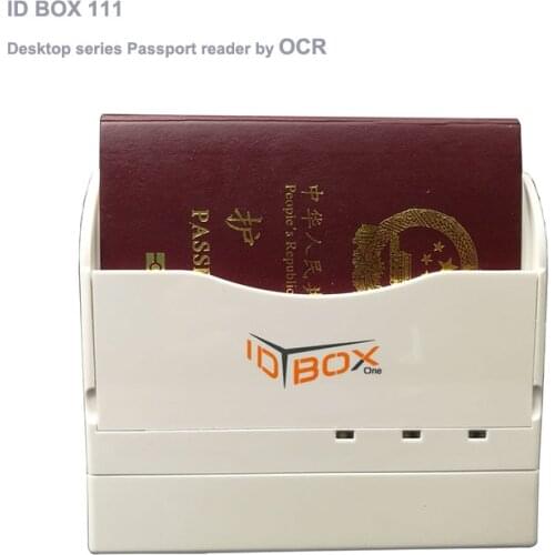 ID BOX 111 - Desktop series Passport scanner by OCR MRZ for Contactless ID card & passport