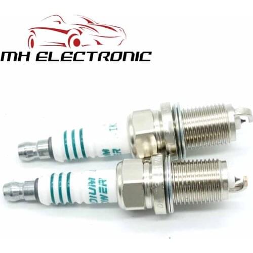 MH ELECTRONIC High Quality New 2 PCS/LOT IK20 5304 IK20-5304 IK205304 Iridium Spark Plug For Volkswagen Mitsubishi Toyota Audi